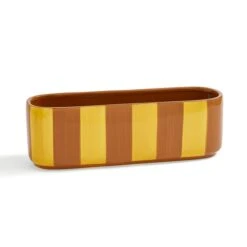 Elements Striped Ceramic Windowsill Plant Pot 13 Elements Striped Ceramic Windowsill Plant Pot -Elements 30943051 alt02