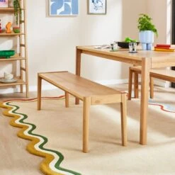 Elements 6 Seater Holmes Dining Table And Bench Set 13 Elements 6 Seater Holmes Dining Table And Bench Set -Elements 60248750 alt03